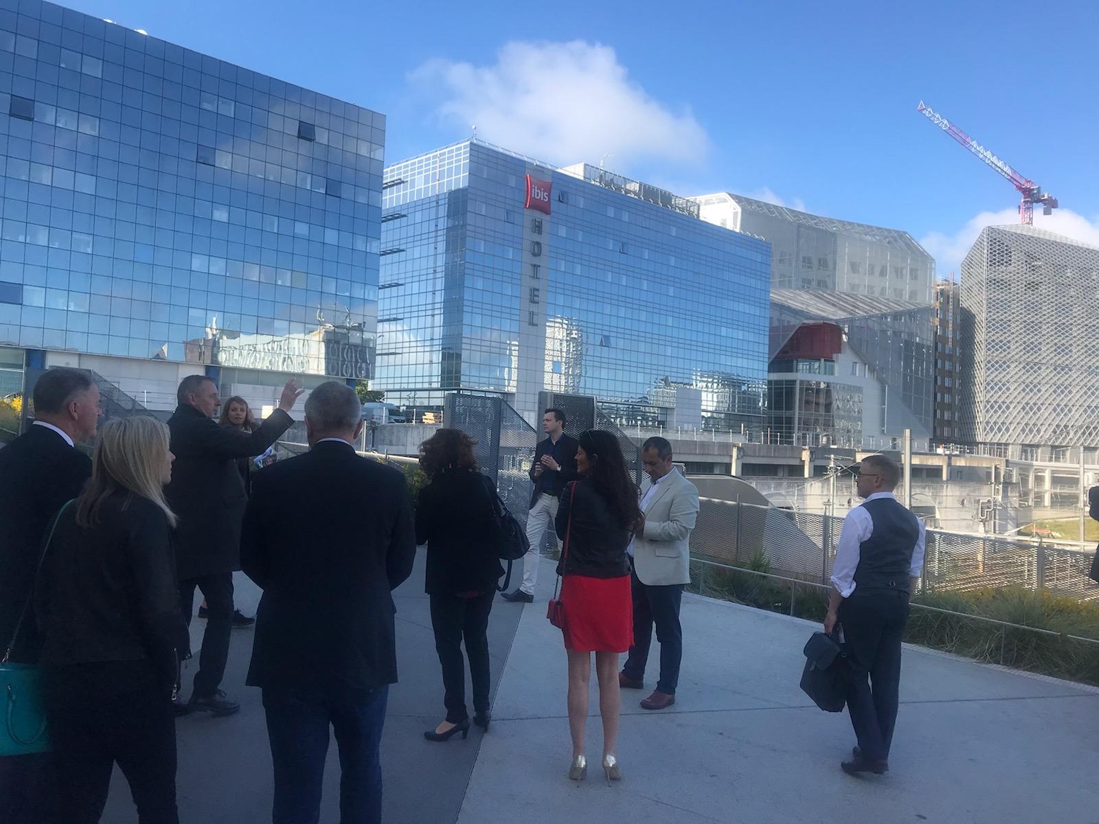 délégations de Jersey et Guernesey à l'EuroRennes