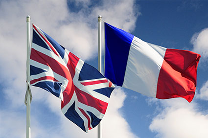 France UK flags