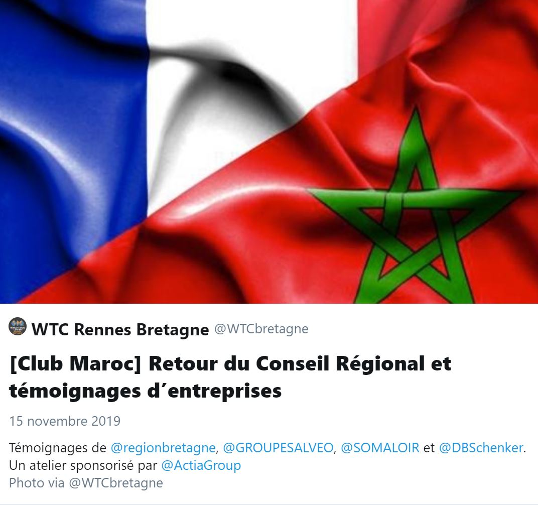 Moment Twitter Club Maroc 15/11/2019